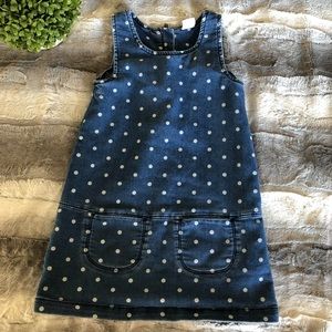 Baby Gap | Denim Dress with Polka Dots